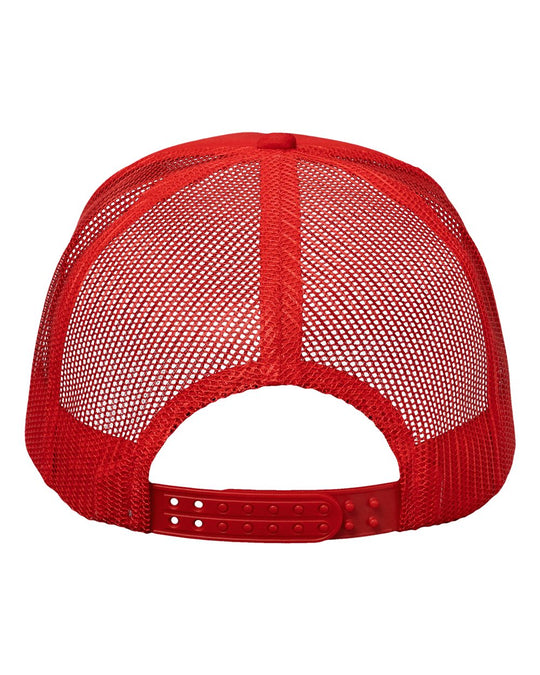Red/Red Foam Mesh-Back Trucker Cap