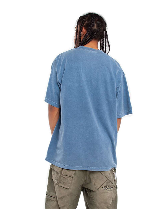 WASHED DENIM HEAVYWEIGHT T-SHIRT
