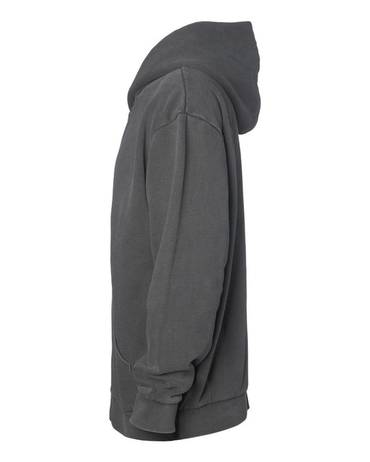 PIGMENT BLACK FULL ZIP HOODIE