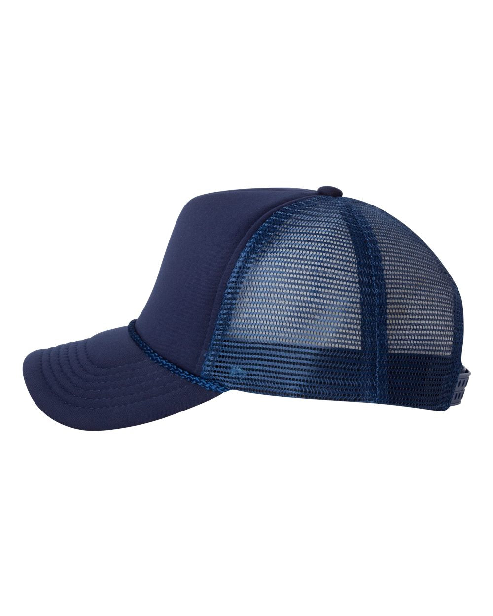 Navy/Navy Foam Mesh-Back Trucker Cap