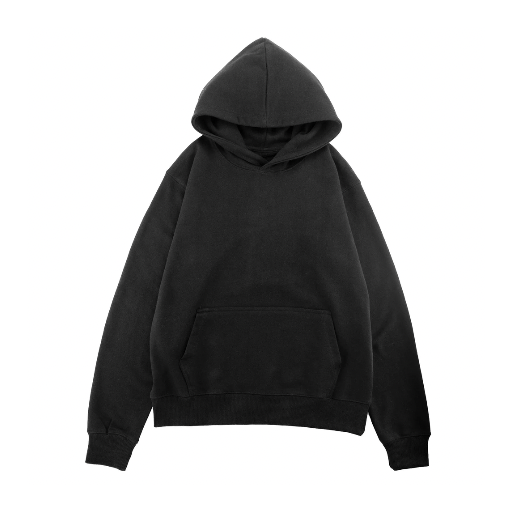 BLACK HEAVYWEIGHT HOODIE