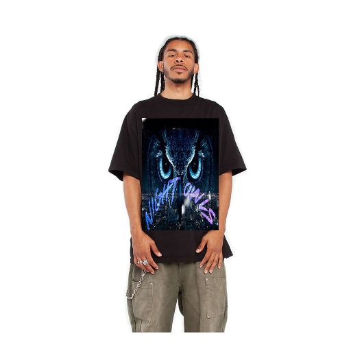 BLACK HEAVYWEIGHT T-SHIRT