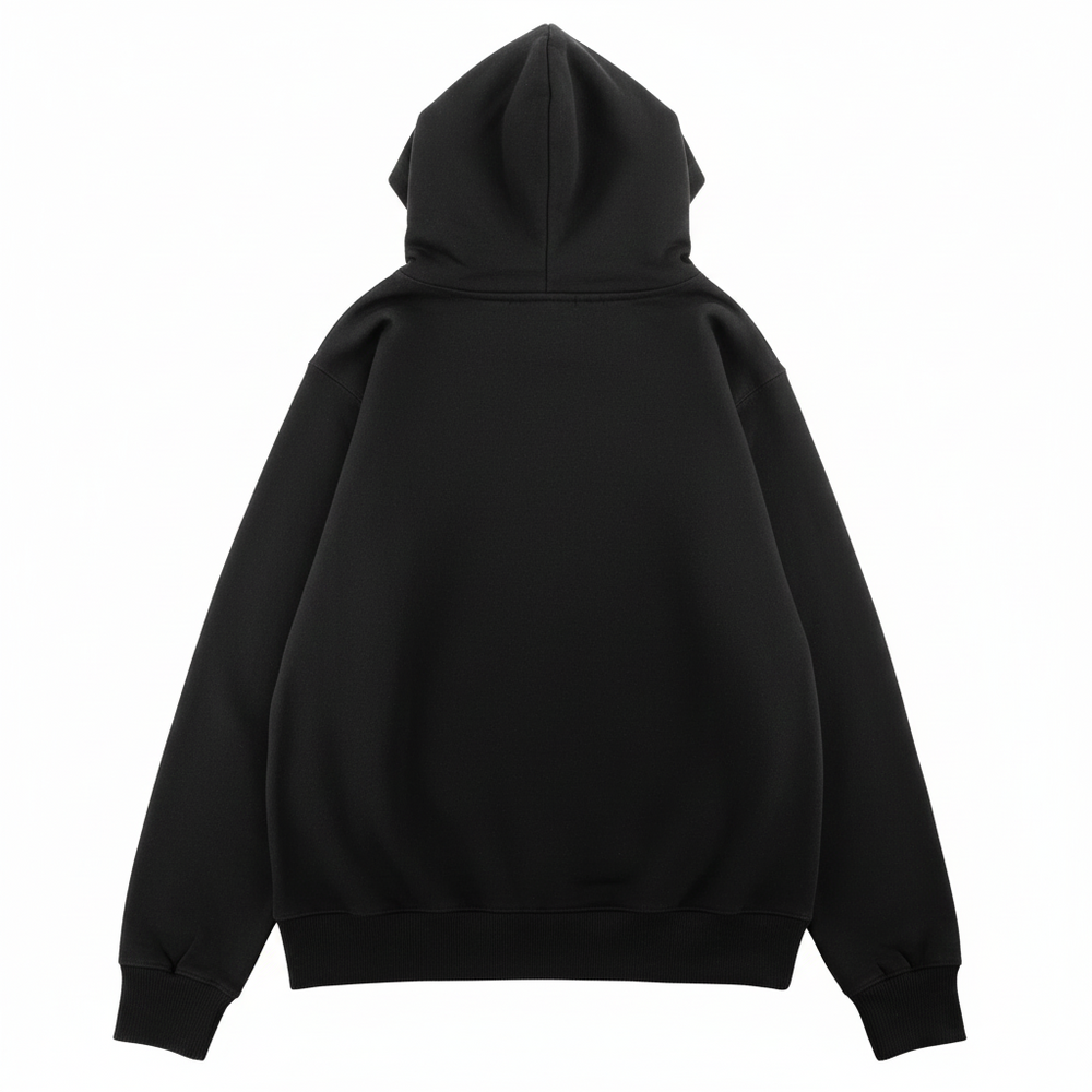 BLACK HEAVYWEIGHT HOODIE